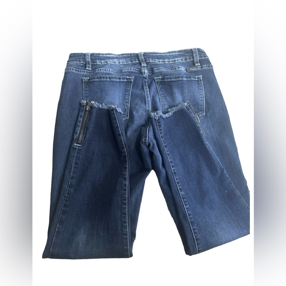 Women‎ Junior KanCan Ankle Zip Skinny Denim Jeans size 13 (30)